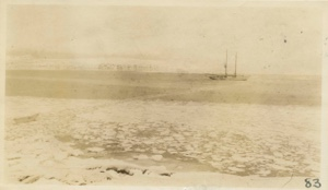 Image: Bowdoin freezing in at winter quarters